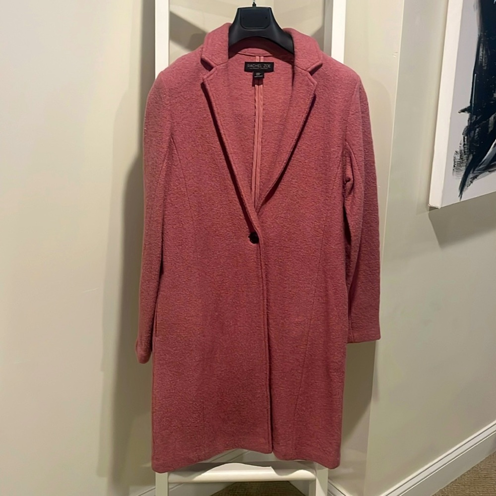 Rachel Zoe Soft Blush Pink/Mauve Ling Jacket